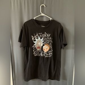 Rick And Morty 100 yrs. Forever T-Shirt | Size: Large | Black